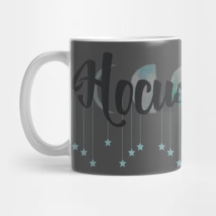 Hocus pocus moon phases with stars, watercolor painting Mug